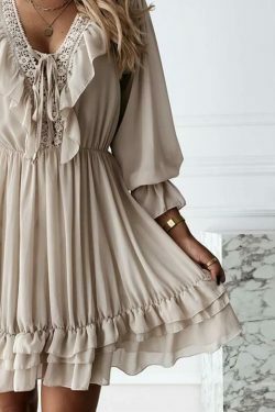 Coquette Aesthetic Dream Chiffon Dress - Y2K Fashion with Grunge and Pastel Goth Vibes