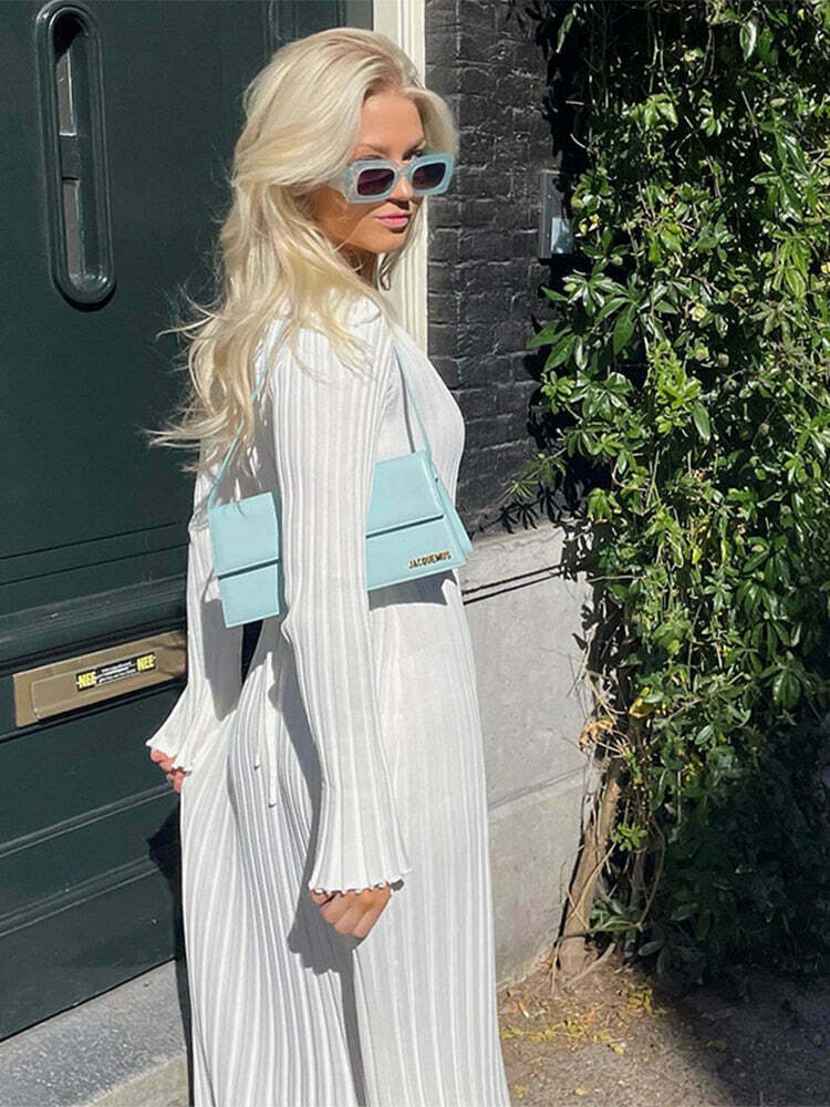 Coquette Aesthetic Eloise A-Line Dress - Y2K Fashion with Grunge Style and Pastel Goth Vibes