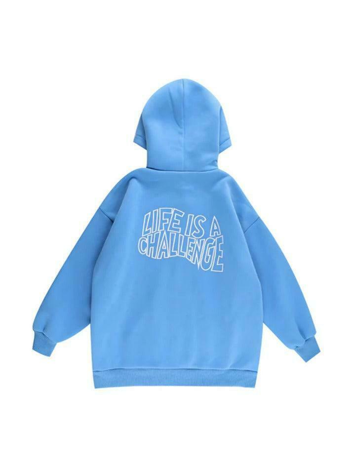 Coquette Aesthetic Embroidered Oversized Hoodie - Y2K Fashion Statement Piece