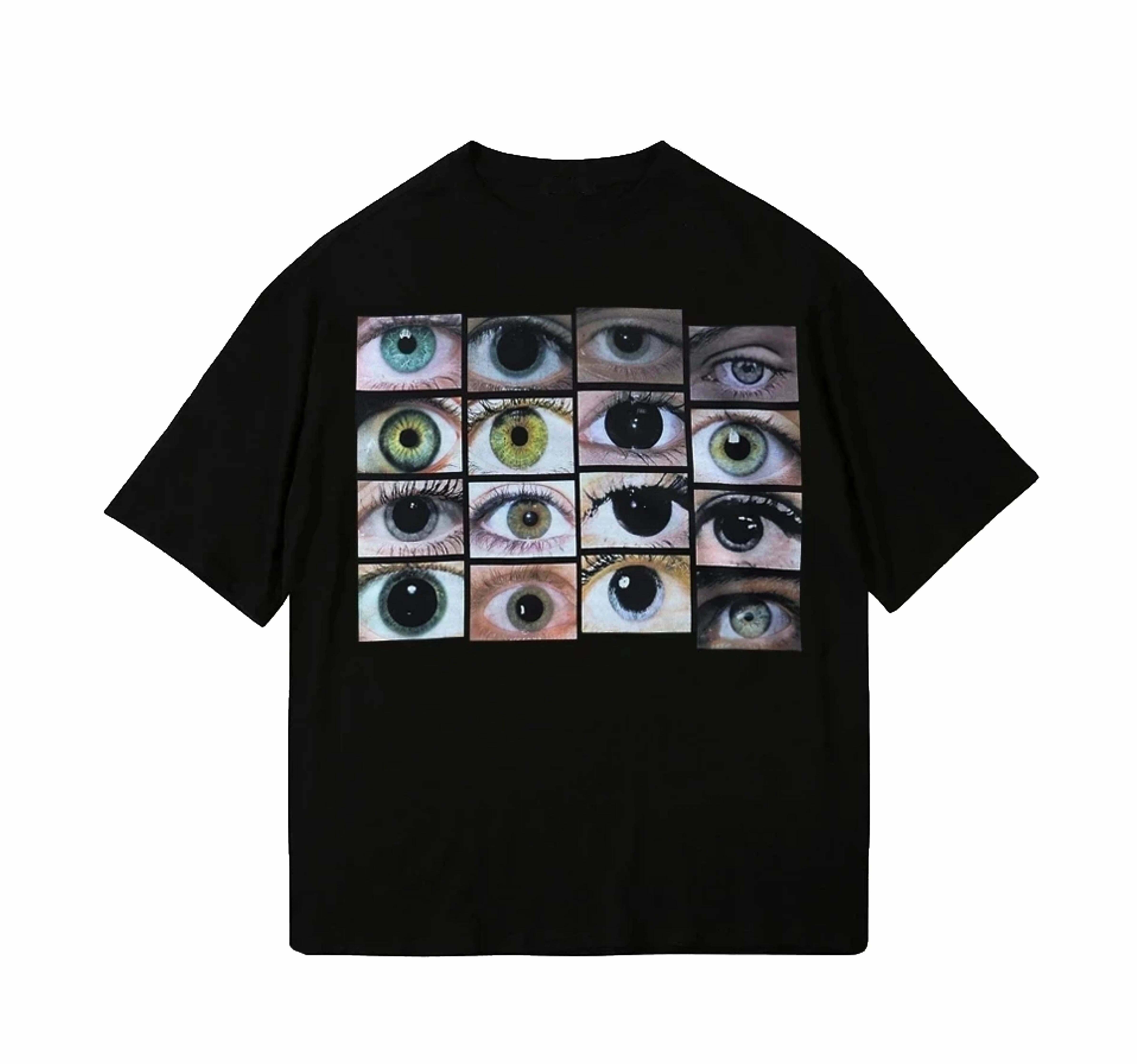 Coquette Aesthetic Eye Graphic T-Shirt - Y2K Fashion with Grunge Style and Pastel Goth Vibes