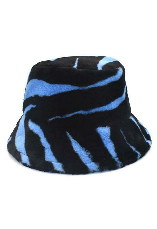 Coquette Aesthetic Fuzzy Warm Bucket Hat - Y2K Fashion Statement Piece