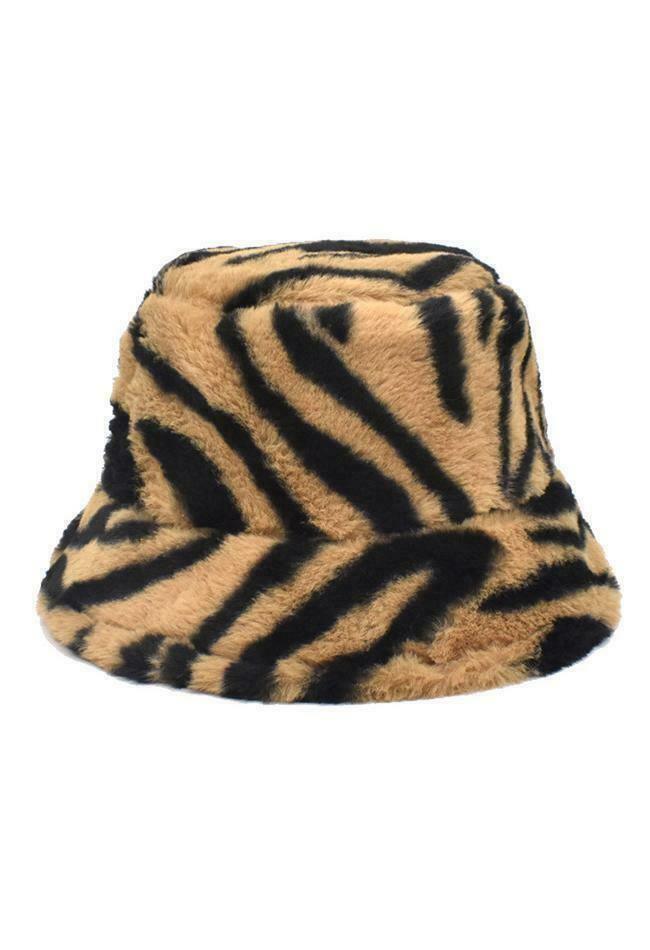 Coquette Aesthetic Fuzzy Warm Bucket Hat - Y2K Fashion Statement Piece