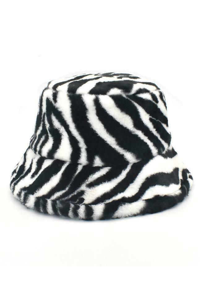 Coquette Aesthetic Fuzzy Warm Bucket Hat - Y2K Fashion Statement Piece