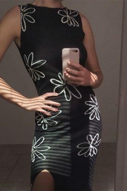Coquette Aesthetic Gemma Backless Halter Dress - Y2K Fashion Statement for Women