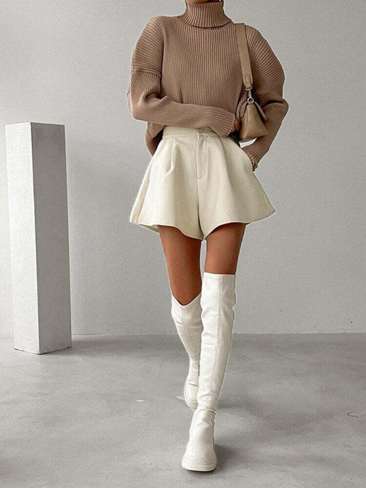 Coquette Aesthetic Goldie Glow Cargo Skirt - Y2K Fashion Statement Piece