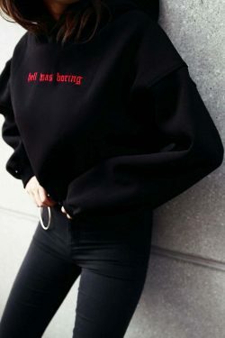 Coquette Aesthetic Grunge Style Hoodie - Y2K Fashion Women's Clothing