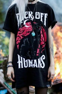 Coquette Aesthetic Grunge Style Y2K Fashion Anti Humans Unisex T-Shirt