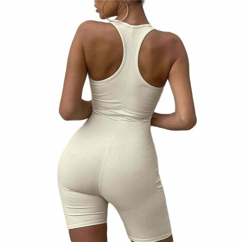 Coquette Aesthetic Halter Neck Romper - Y2K Fashion with Grunge & Pastel Goth Vibe