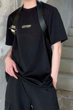 Coquette Aesthetic Harness Strap T-Shirt for Y2K Fashion Enthusiasts