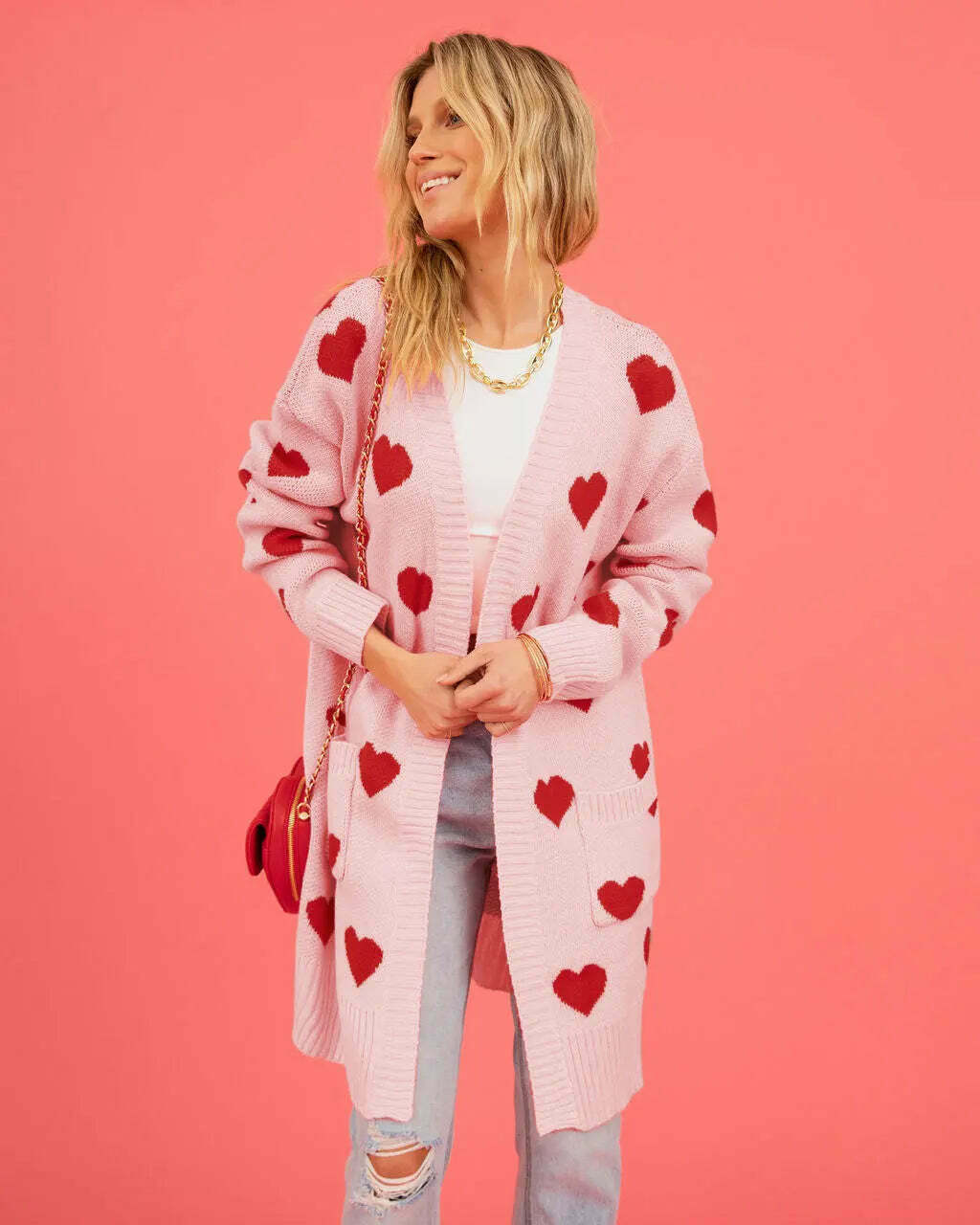 Coquette Aesthetic Heart Me Not Sweater - Y2K Fashion Grunge Style Cute Tops Pastel Goth