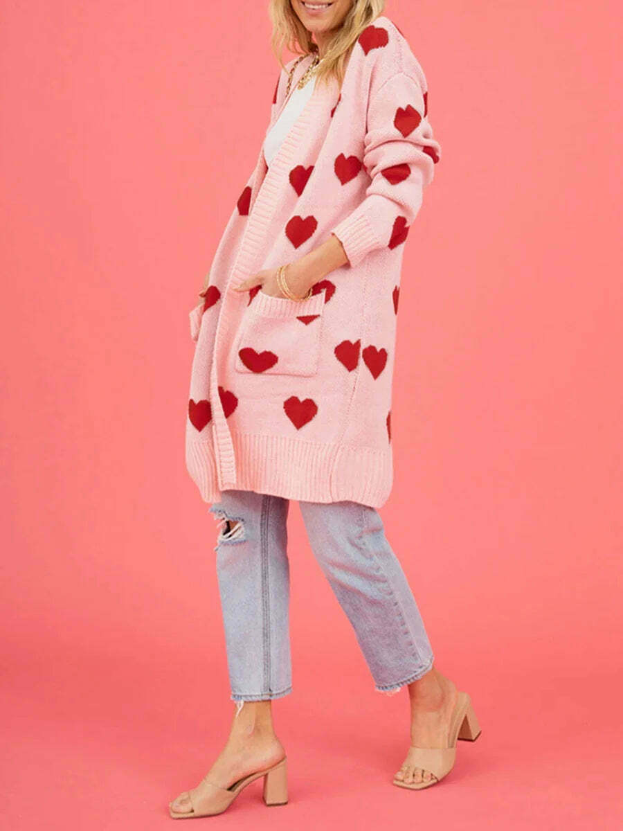 Coquette Aesthetic Heart Me Not Sweater - Y2K Fashion Grunge Style Cute Tops Pastel Goth