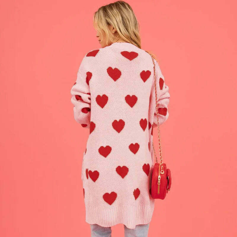 Coquette Aesthetic Heart Me Not Sweater - Y2K Fashion Grunge Style Cute Tops Pastel Goth