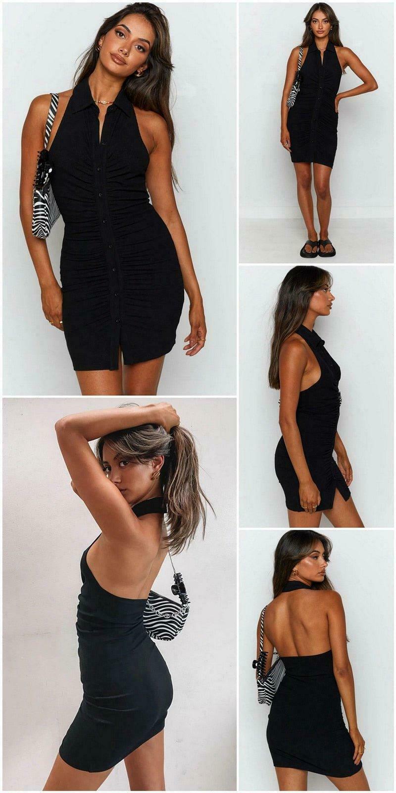 Coquette Aesthetic Julian Ruched Mini Dress - Y2K Fashion Statement