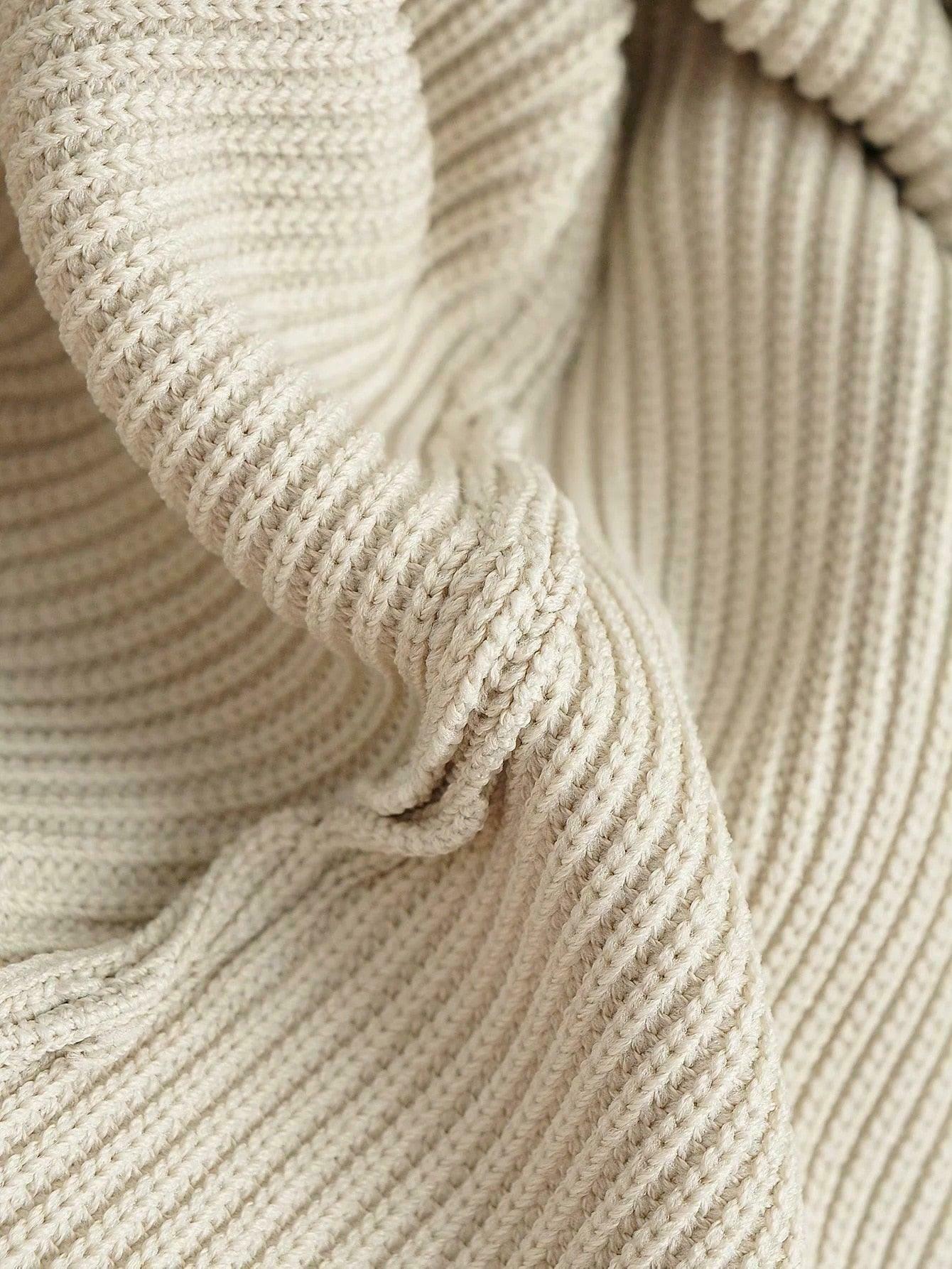 Coquette Aesthetic Knitted Top with Full Sleeves for Women