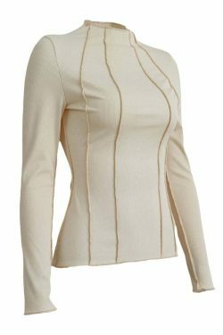 Coquette Aesthetic Kristell Turtleneck: Y2K Fashion Top for Women