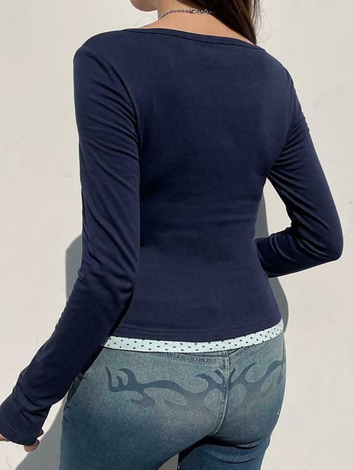 Coquette Aesthetic Lace-Trim Crop Top: Y2K Fashion Women's Grunge Style Shirt