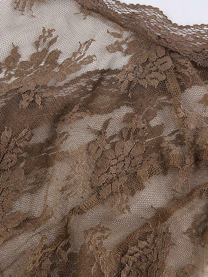 Coquette Aesthetic Lace Crop Blouse: Y2K Fashion, Grunge Style, Cute Tops & Pastel Goth