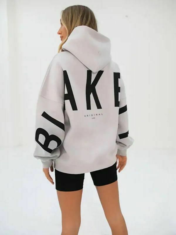 Coquette Aesthetic Loose Fit Hoodie with Big Thick Letters - Y2K Fashion Statement