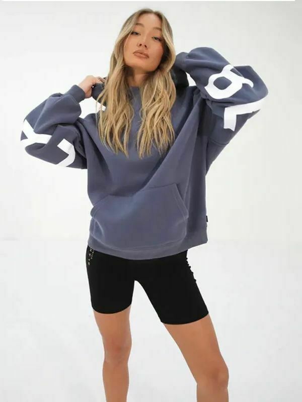 Coquette Aesthetic Loose Fit Hoodie with Big Thick Letters - Y2K Fashion Statement