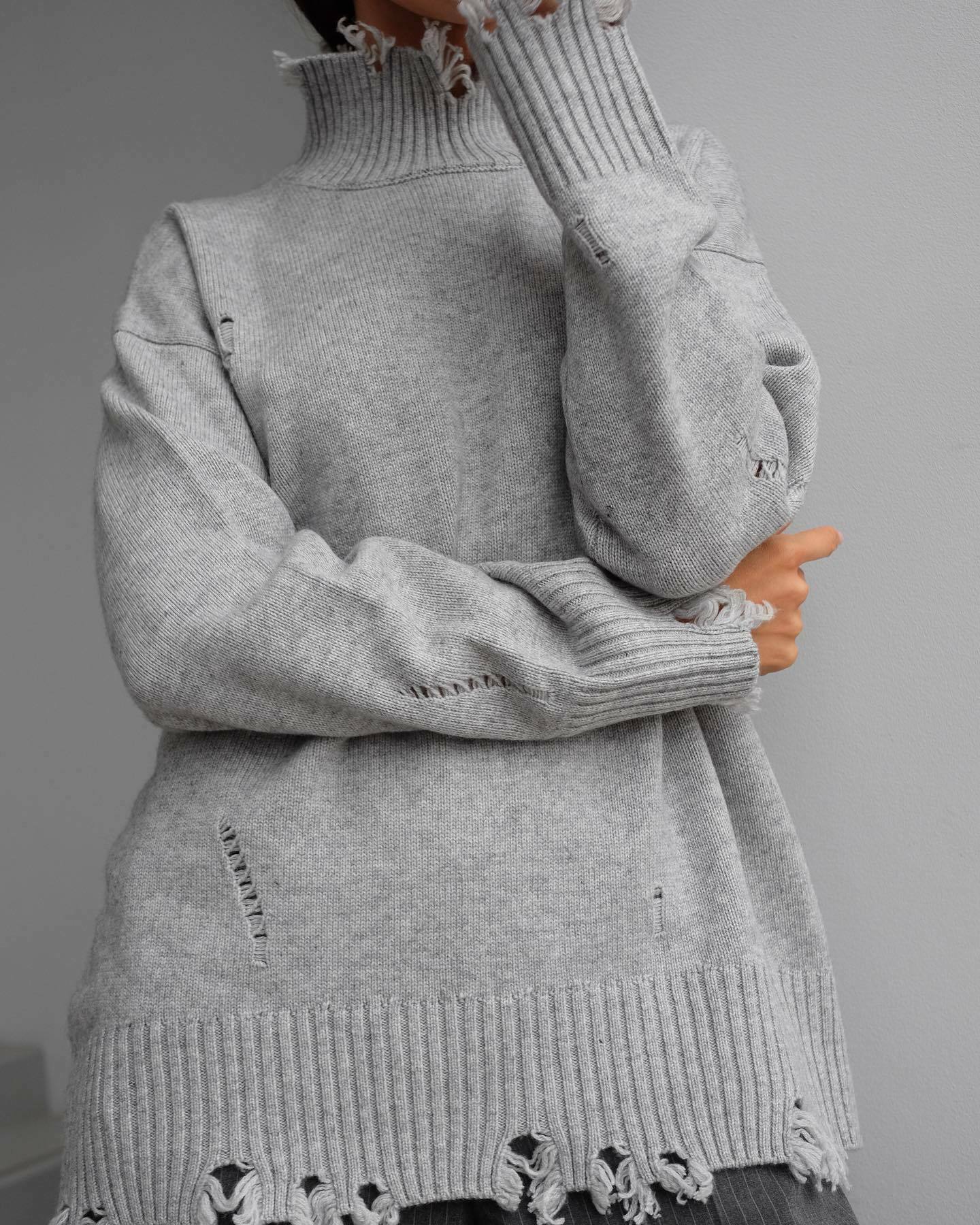 Coquette Aesthetic Maillard Wear Turtleneck Sweater - Y2K Fashion for Women