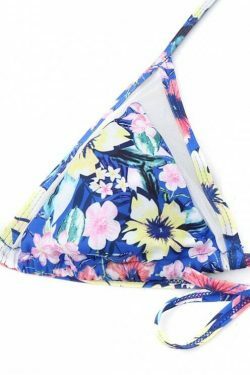 Coquette Aesthetic Mesh Floral Bralette Bikini - Y2K Fashion Cute Tops & Pastel Goth Style