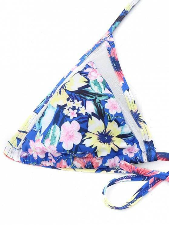 Coquette Aesthetic Mesh Floral Bralette Bikini - Y2K Fashion Cute Tops & Pastel Goth Style