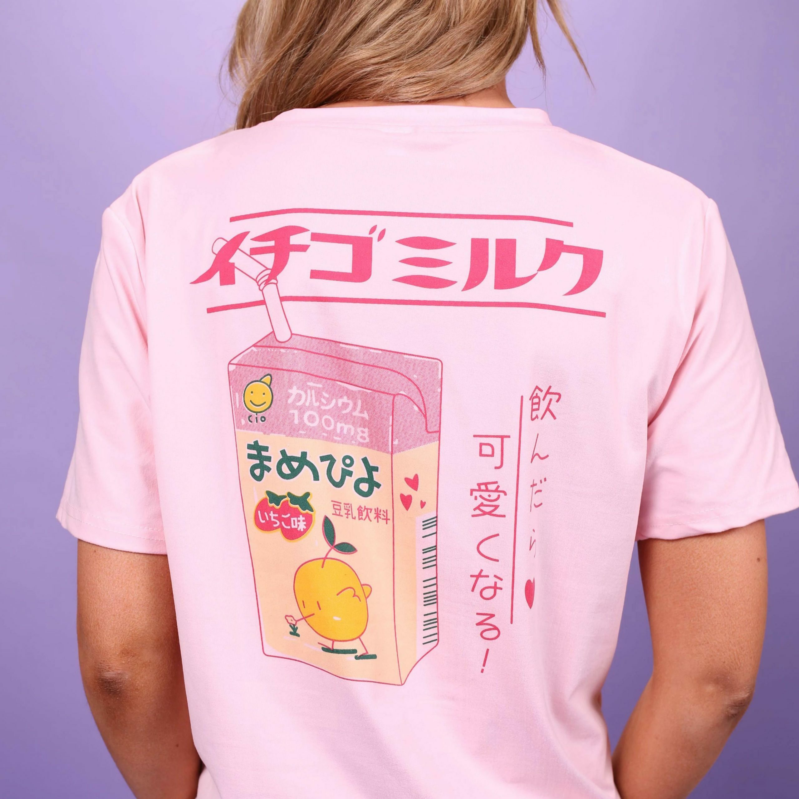 Coquette Aesthetic Milk Box Graphic Tee - Y2K Fashion Women's Clothing