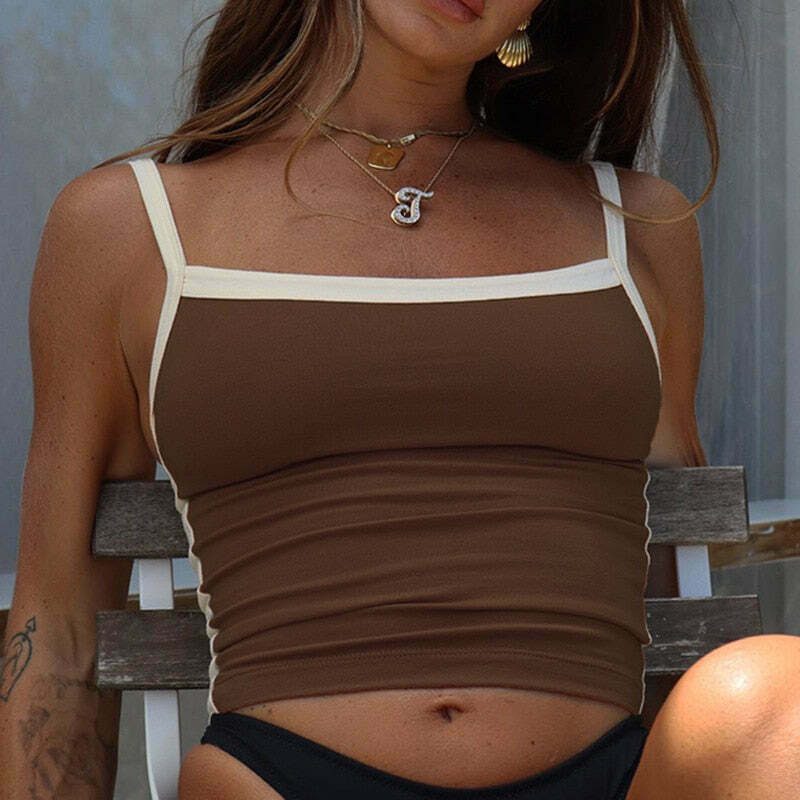 Coquette Aesthetic Molly Backless Cami - Y2K Fashion Top for Women