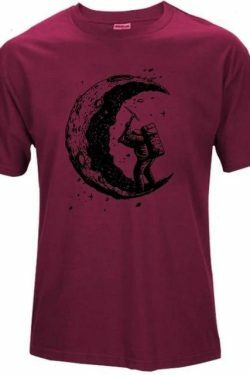 Coquette Aesthetic Moon Graphic Tee - Y2K Fashion Women's Top with Grunge and Pastel Goth Vibes