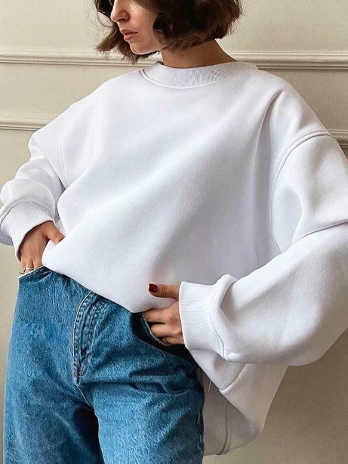 Coquette Aesthetic Oversized Sweatshirt - Y2K Fashion Grunge Style Cute Tops & Pastel Goth Outfits
