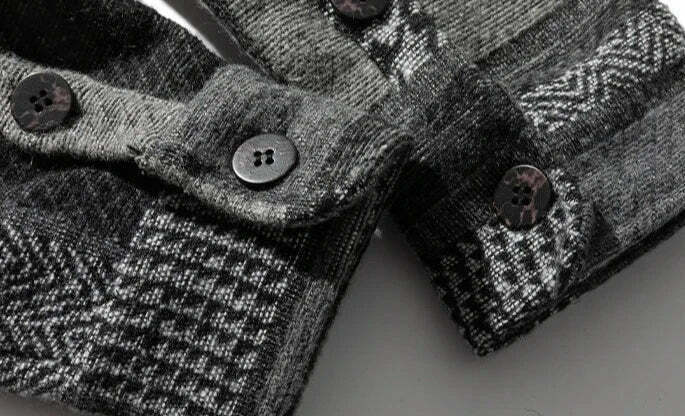 Coquette Aesthetic Patchwork Overshirt: Y2K Fashion with Grunge Style, Cute Tops, Pastel Goth