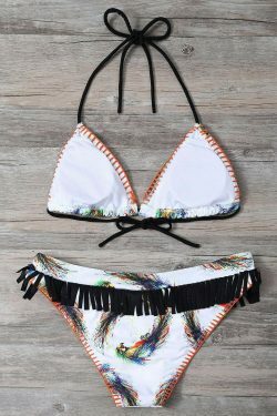 Coquette Aesthetic Plaid Bikini Set: Stunning Top with Ladder Cut Thong - Y2K Fashion