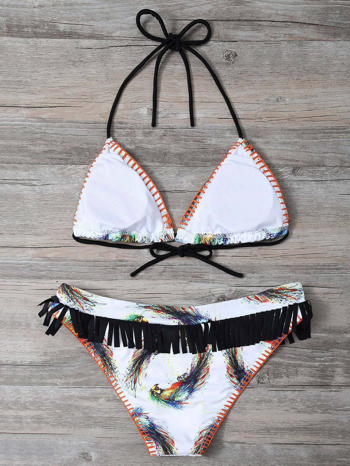 Coquette Aesthetic Plaid Bikini Set: Stunning Top with Ladder Cut Thong - Y2K Fashion