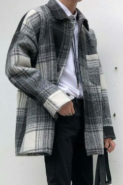 Coquette Aesthetic Plaid Winter Jacket - Y2K Fashion for Women