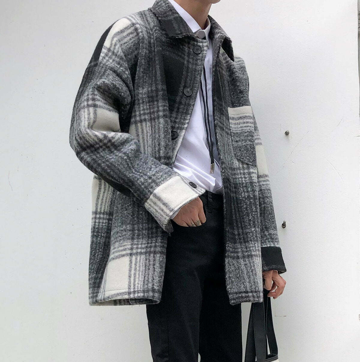 Coquette Aesthetic Plaid Winter Jacket - Y2K Fashion for Women