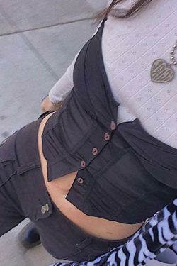 Coquette Aesthetic Plain Button-Up Crop Cami Top in Y2K Fashion Style