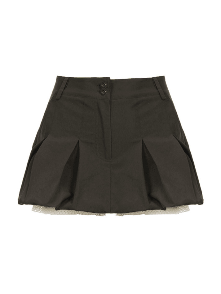 Coquette Aesthetic Pleated Cargo Mini Skirt - Y2K Fashion Statement