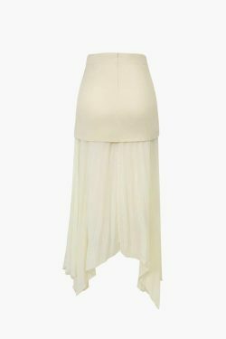 Coquette Aesthetic Pleated Midi Skirt - Y2K Fashion Statement Piece for Women