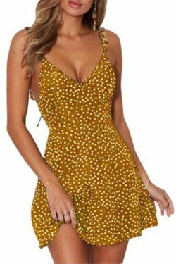 Coquette Aesthetic Polka Dot Ruffled Cami Dress - Y2K Fashion Statement Piece