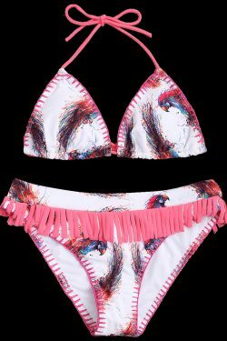 Coquette Aesthetic Pumpkin Wrap Bikini for Women - Y2K Fashion Cute Tops & Grunge Style