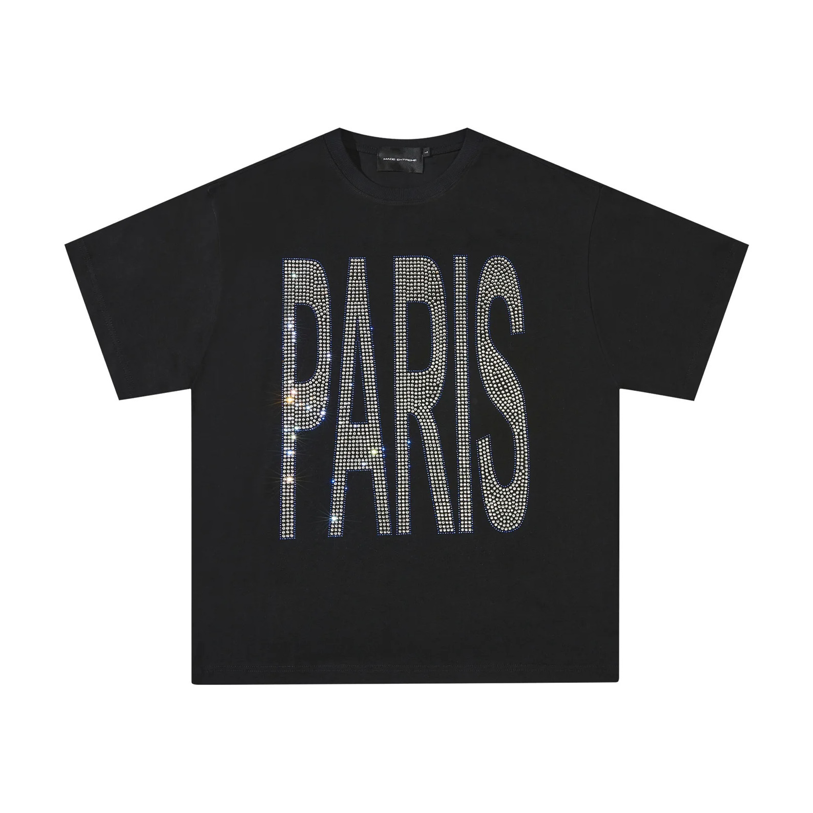 Coquette Aesthetic Rhinestone Slogan Tee - Y2K Fashion Statement for Women
