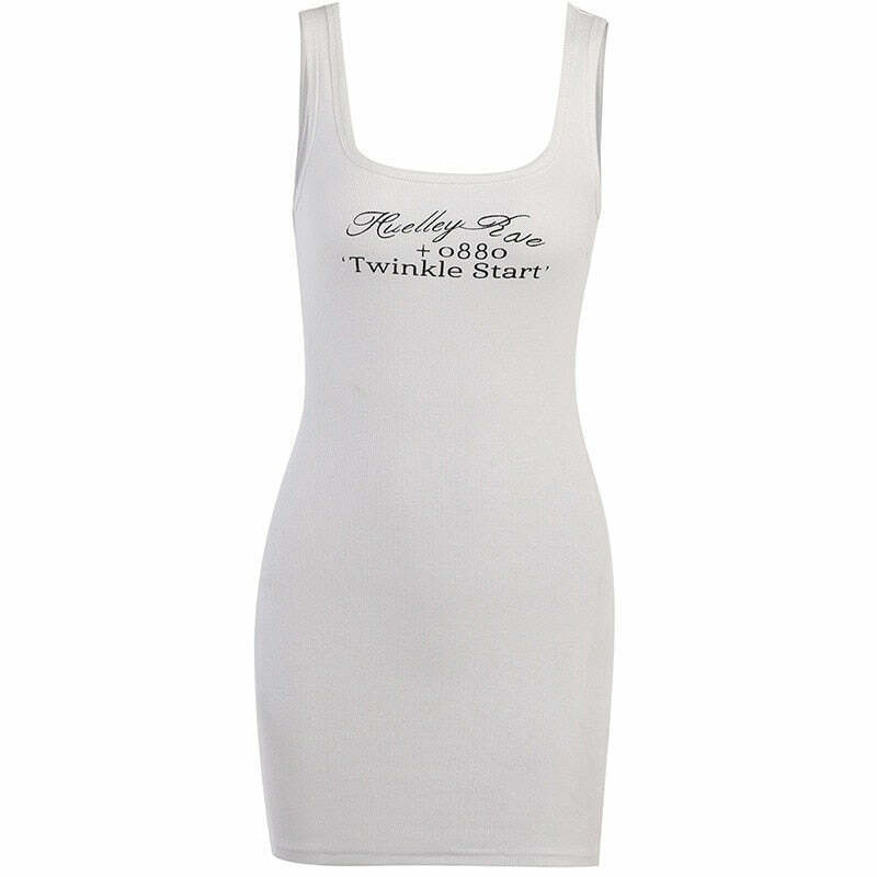 Coquette Aesthetic Ribbed Bodycon Mini Dress - Y2K Fashion Statement