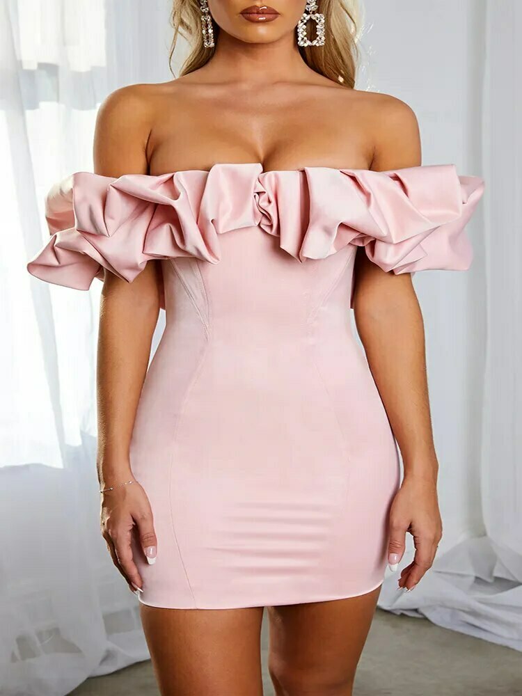 Coquette Aesthetic Sasha's Elegant Neckline Dress - Y2K Fashion Statement Piece