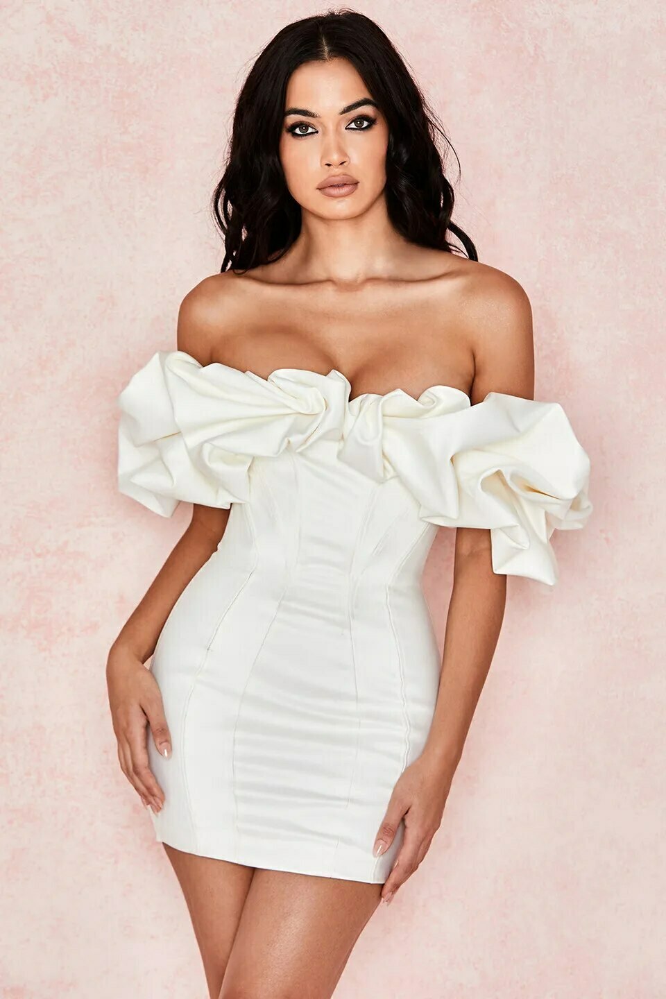Coquette Aesthetic Sasha's Elegant Neckline Dress - Y2K Fashion Statement Piece