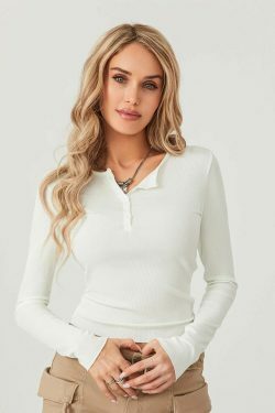 Coquette Aesthetic Sassy Classic Top - Y2K Fashion with Grunge Style, Cute Tops & Pastel Goth Vibes