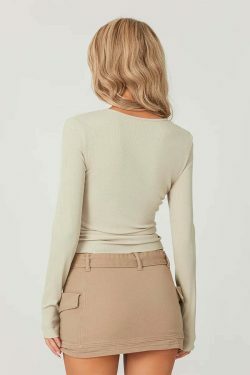 Coquette Aesthetic Sassy Classic Top - Y2K Fashion with Grunge Style, Cute Tops & Pastel Goth Vibes