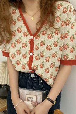 Coquette Aesthetic Secret Garden Button-Up Top - Y2K Fashion Women's Clothing