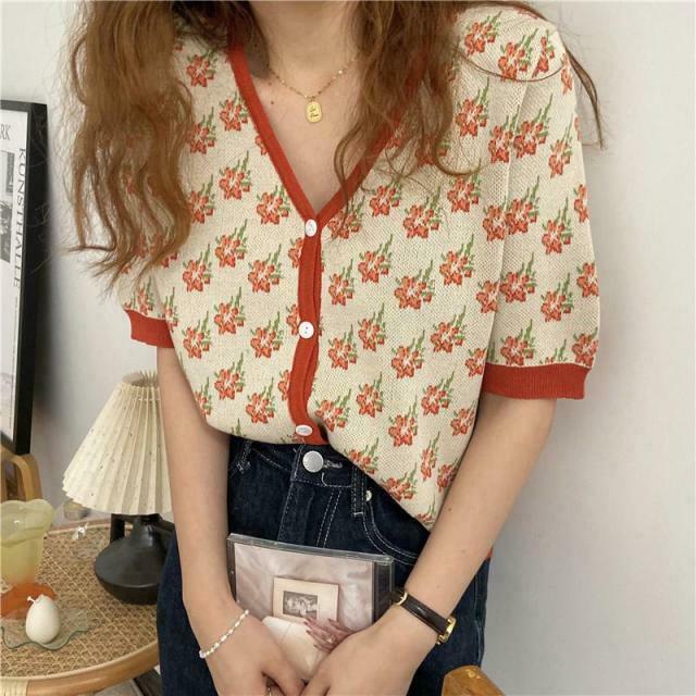 Coquette Aesthetic Secret Garden Button-Up Top - Y2K Fashion Women's Clothing