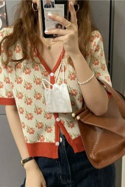 Coquette Aesthetic Secret Garden Button-Up Top - Y2K Fashion Women's Clothing