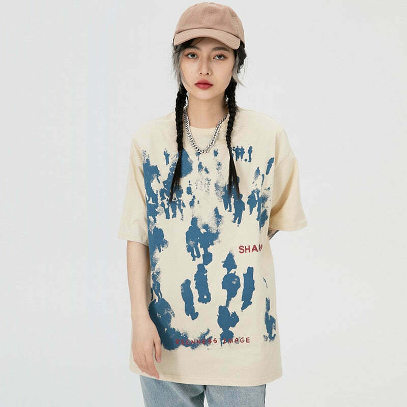 Coquette Aesthetic Shadow Graphic Print T-Shirt - Y2K Fashion Women's Top